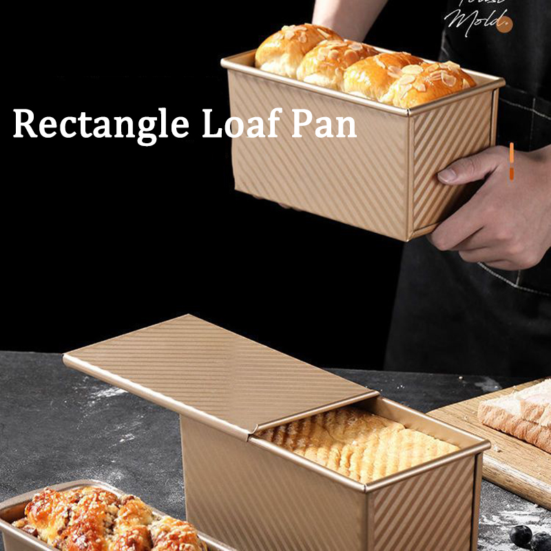 Tray Mold Rectangle - Rechthoekige broodvorm, bakvorm voor toast, Pullman-vorm,