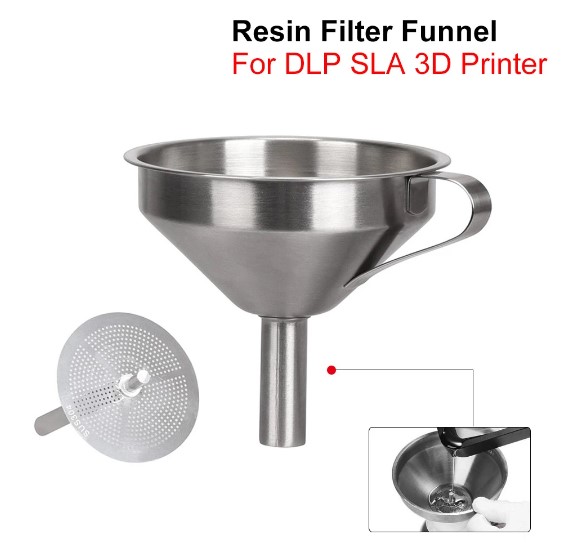 Resin Art Machine - 3D Printer Hars Filter Trechter Roestvrij