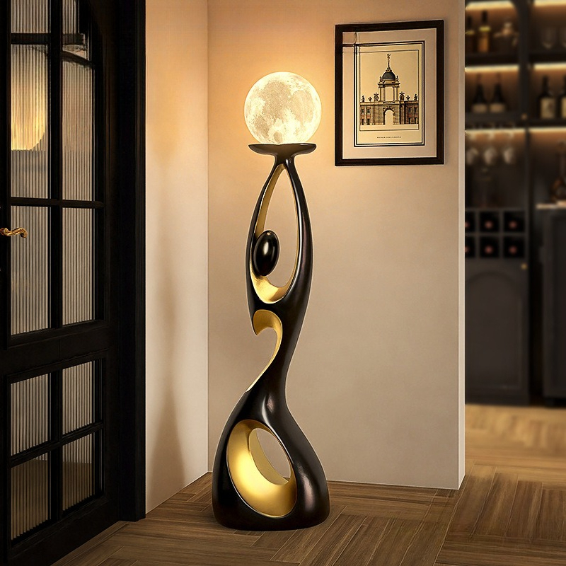 Resin Art Floor Design - Italiaanse design resin art vloerlampen decoratieve