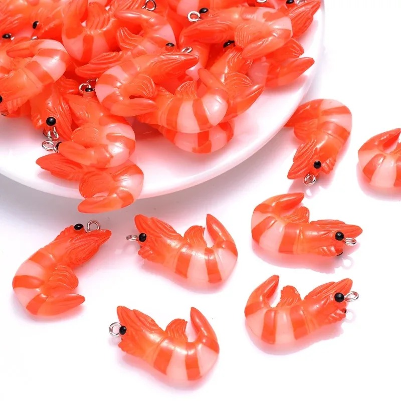 Resin Art Pendant - 10 Stuks Acryl Hars Cartoon Zeevruchten
