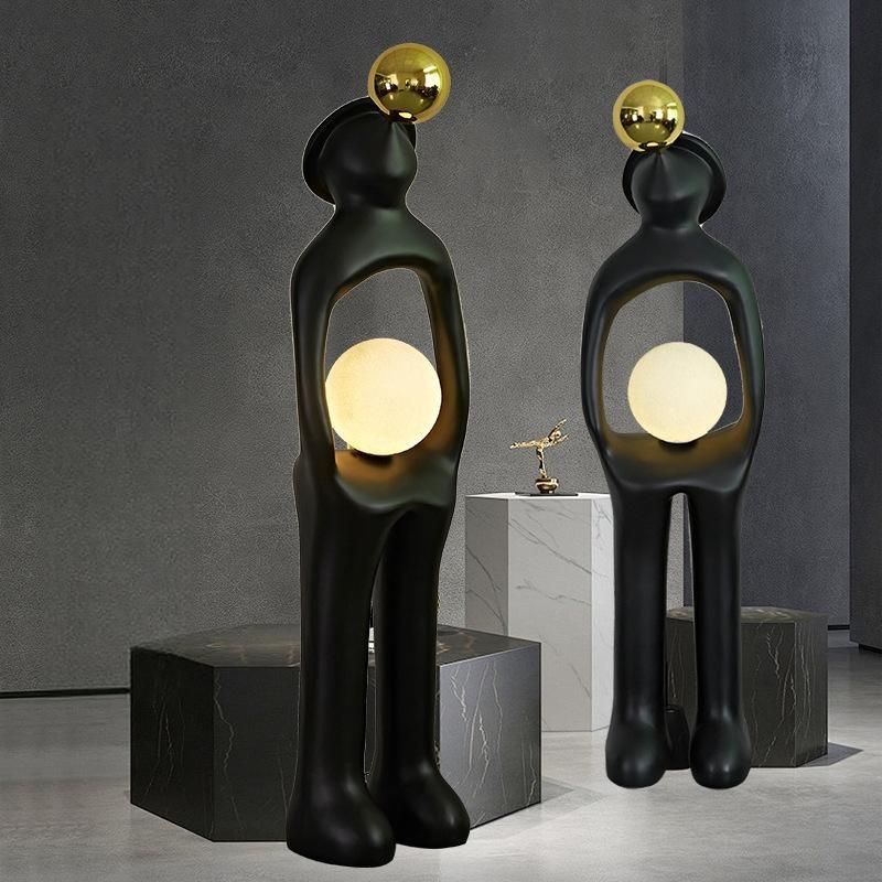 Resin Art Floor Design - Kunstzinnig ontwerp sculptuur hars vloerlamp hotel