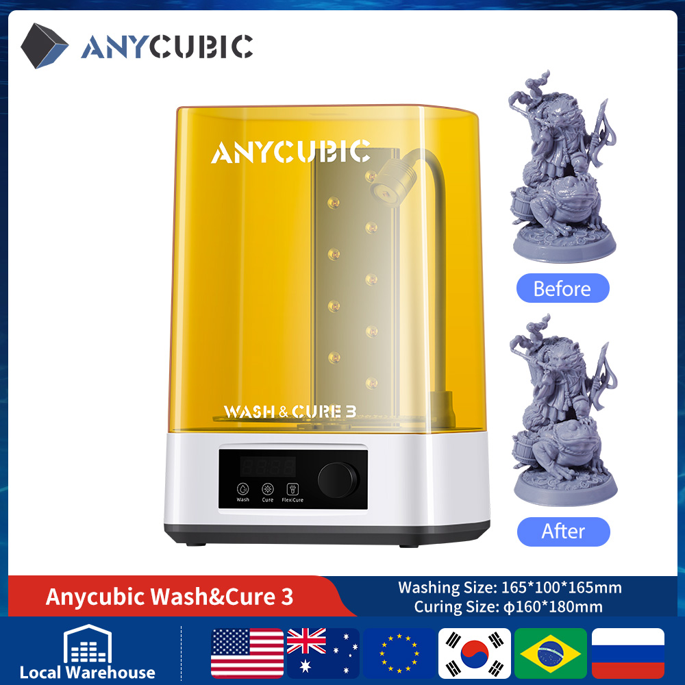 Resin Art Machine - ANYCUBIC Wash & Cure 3 Reinigings-