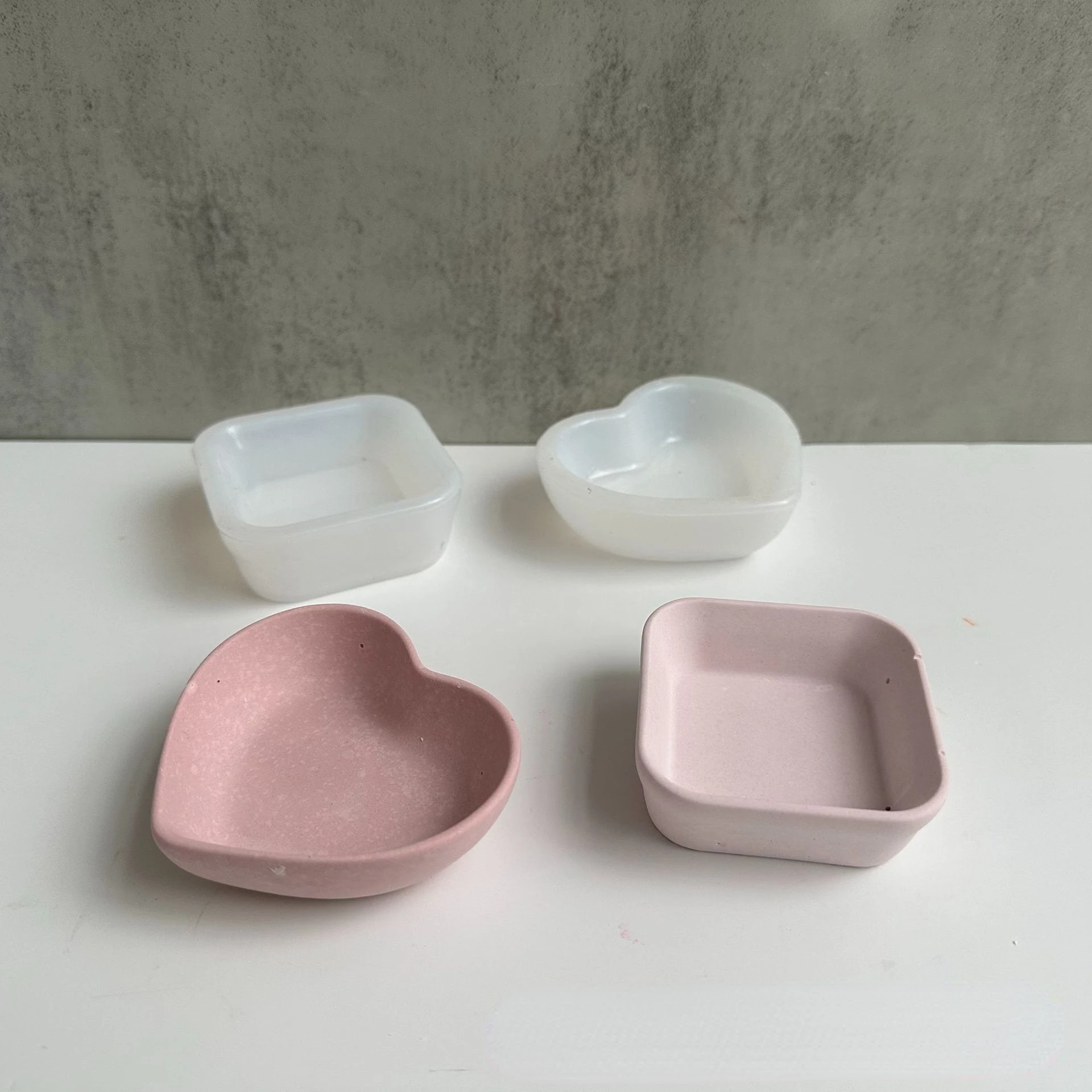 Tray Mold Rectangle - Beton Vierkante Hart Vorm Siliconen Mallen