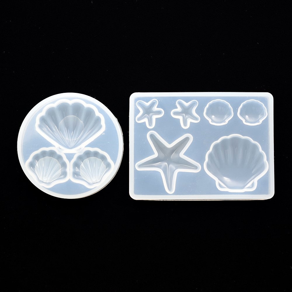 Silicone Mold Ocean - Shell Kralen Hanger Silicone Mold Hars