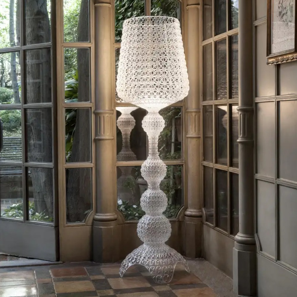 Resin Art Instagram - Italiaanse woonkamer uitgeholde luxe kunstinstallatie vloerlamp,