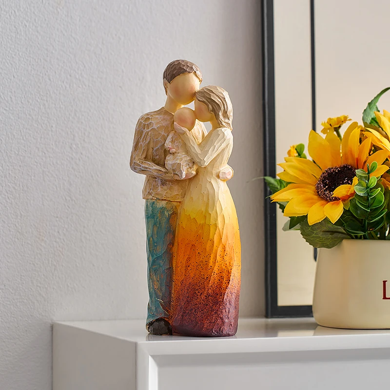 Resin Art Instagram - Scandinavische Instagram-stijl abstracte karakterkunstornamenten, high-end licht,