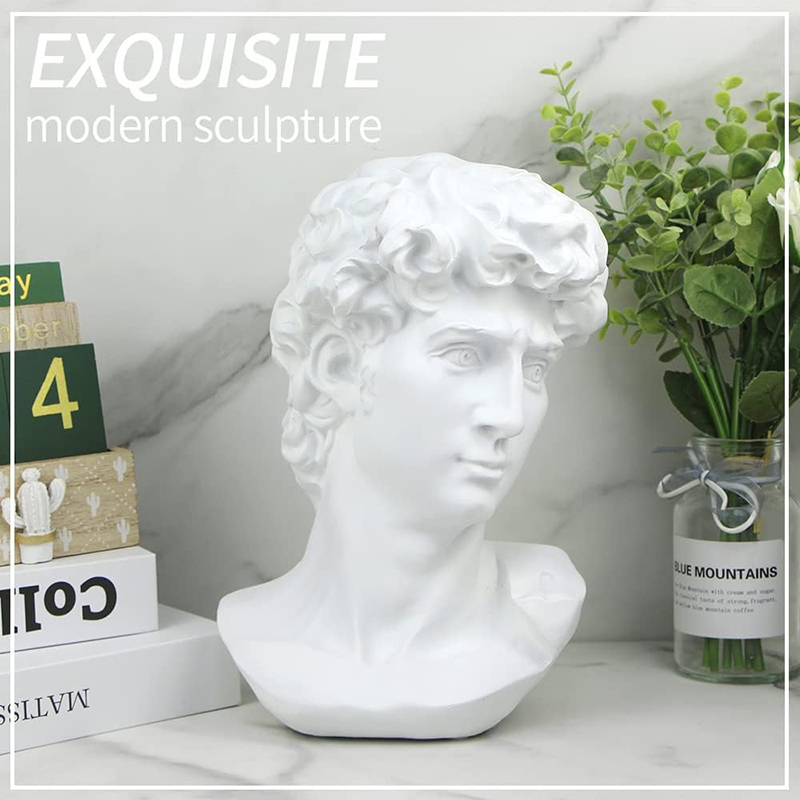 Resin Art Design - 5,9 inch hoog Grieks standbeeld van