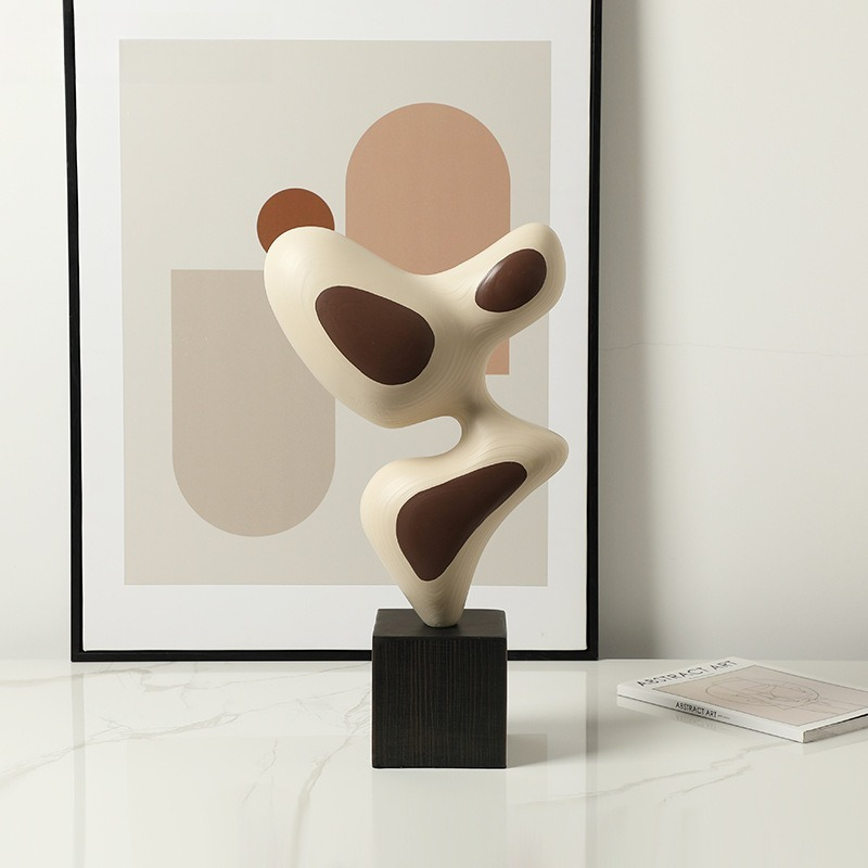 Resin Art Instagram - Modern Instagram-stijl creatief lijnenkunst houtnerf vloerornament,