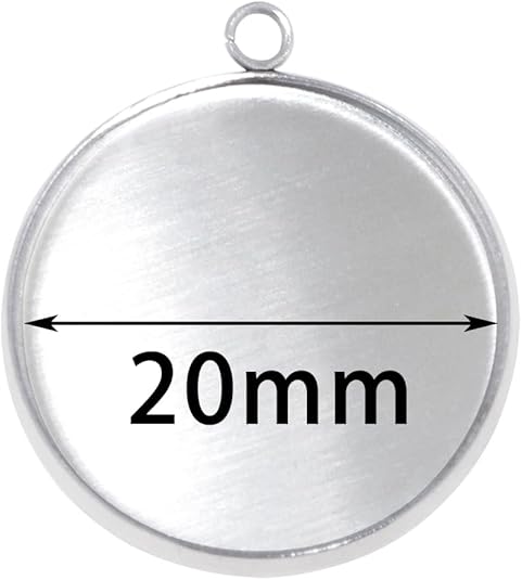 20-delige roestvrijstalen rond - Resin Art Pendant recensie en prijs