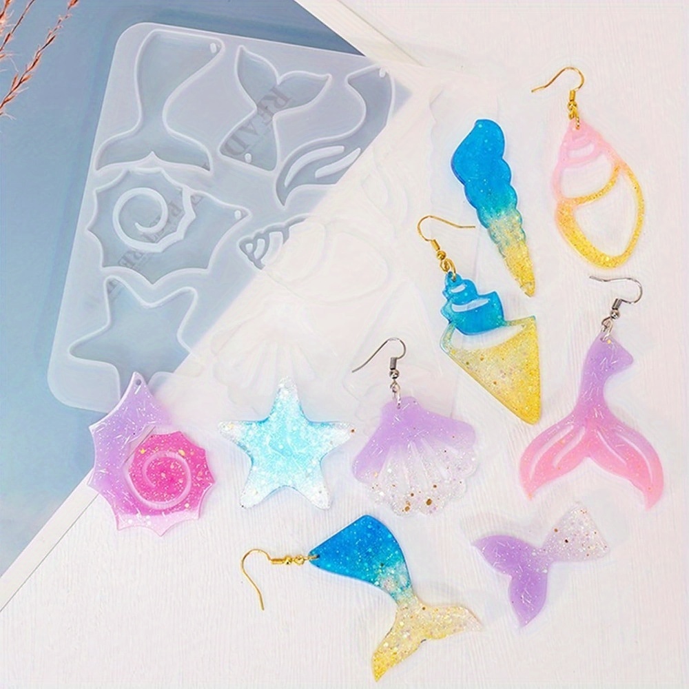 De oorbel- en hangermalenset m - Silicone Mold Ocean recensie en prijs