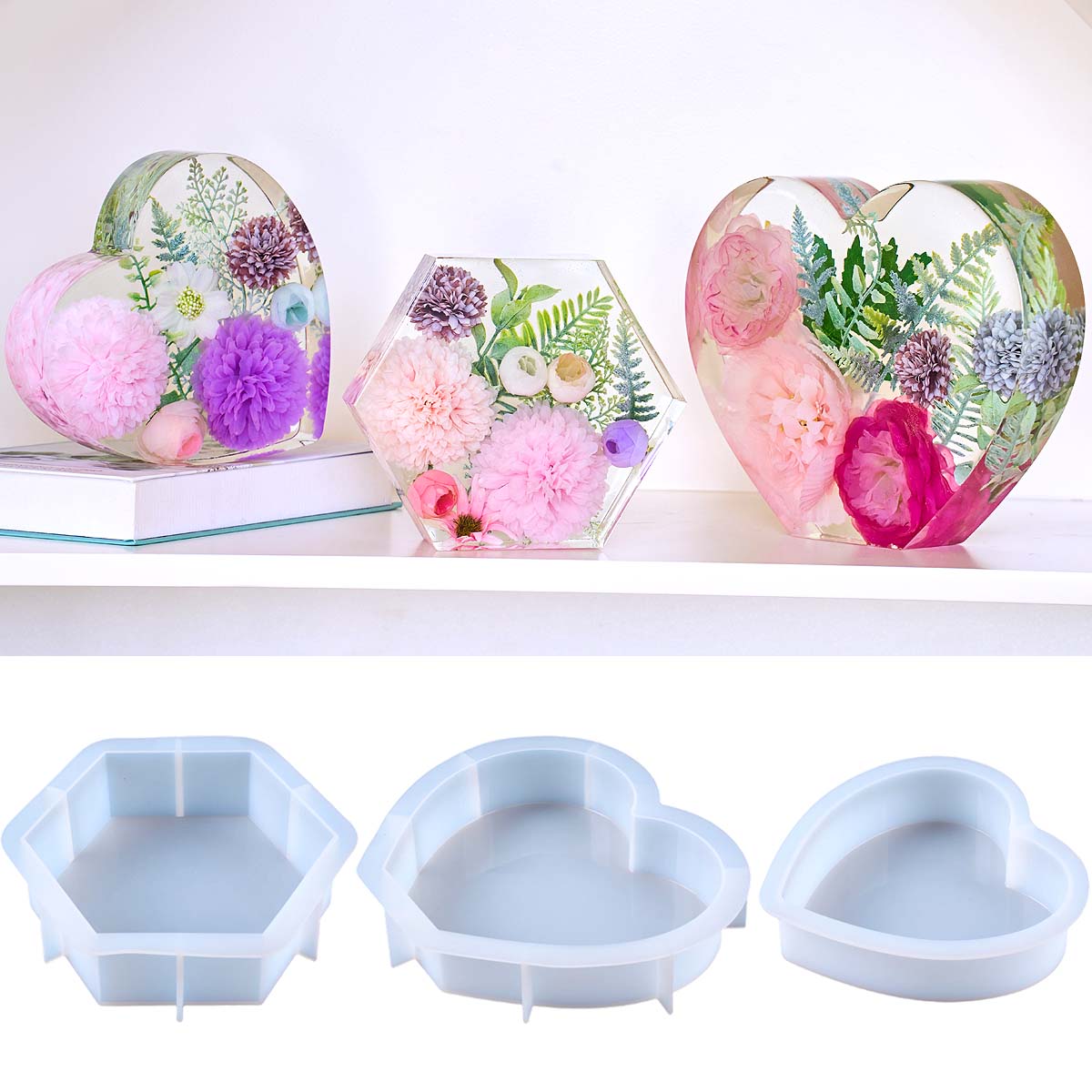 Grote liefde siliconen mal DIY - Resin Art Guide recensie en prijs