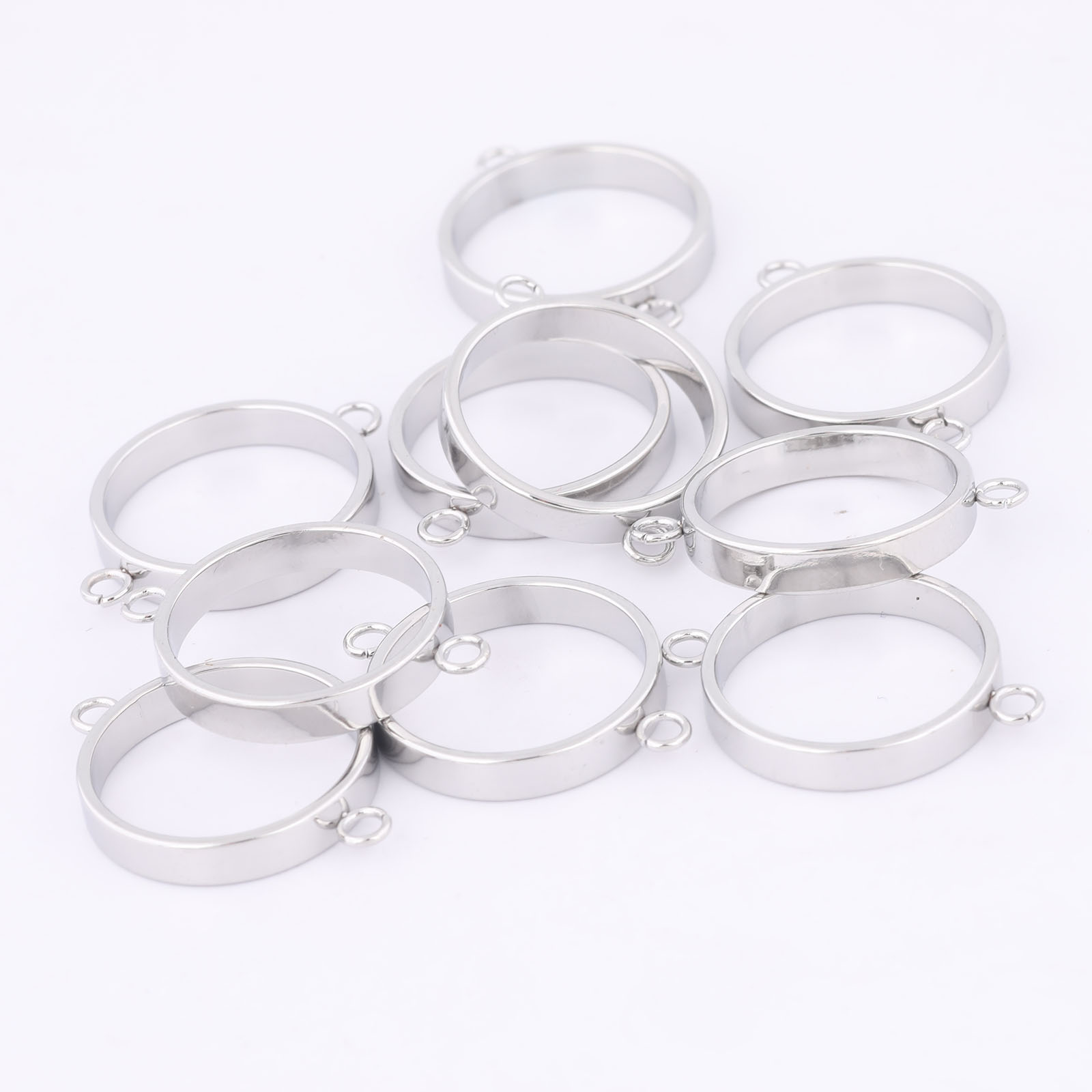 10 stuks roestvrij staal 14 mm - Resin Art Pendant recensie en prijs