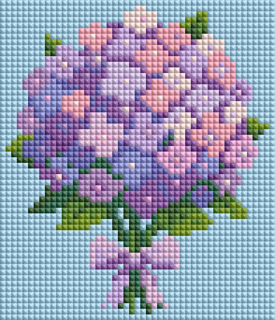Minigem ®   Paarse hortensia 5 - Resin Art Purple recensie en prijs