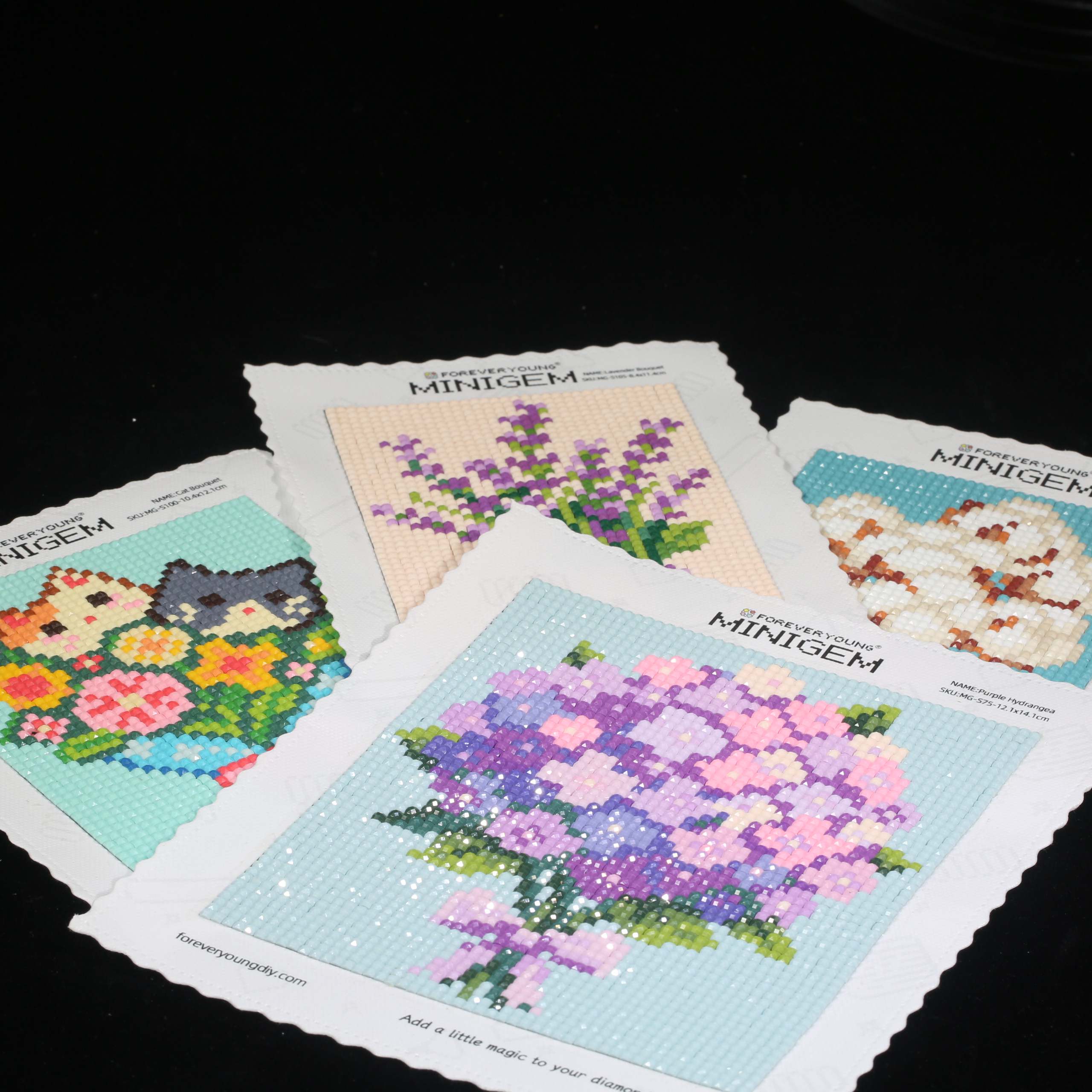 Minigem ®   Paarse hortensia 5 - Resin Art Purple recensie en prijs