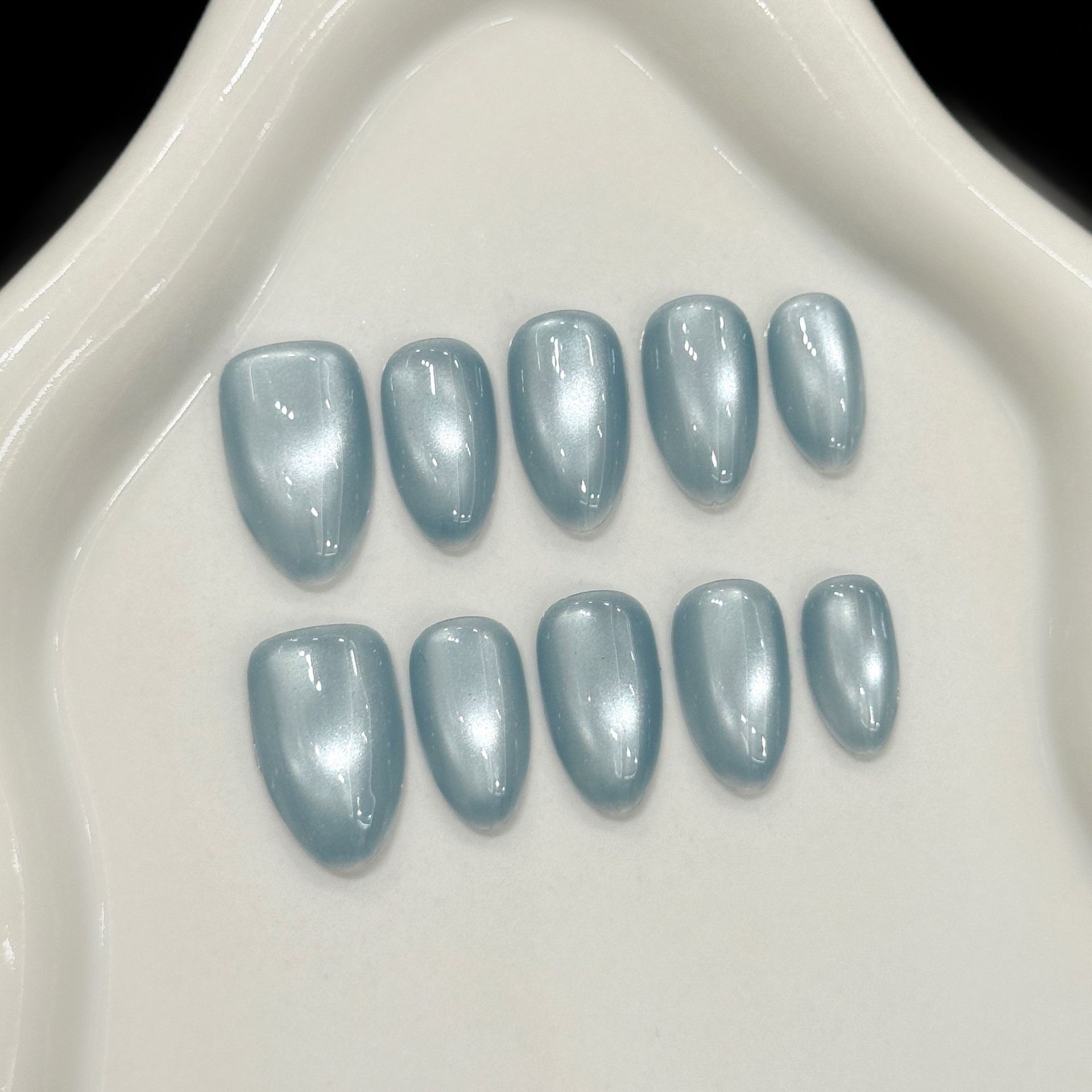 10 stuks blauwe kattenoog Fran - Resin Art Design recensie en prijs