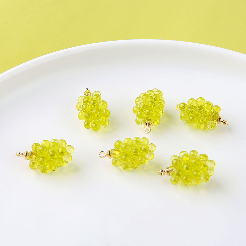 6 stuks schattige kleine druiv - Resin Art Pendant recensie en prijs