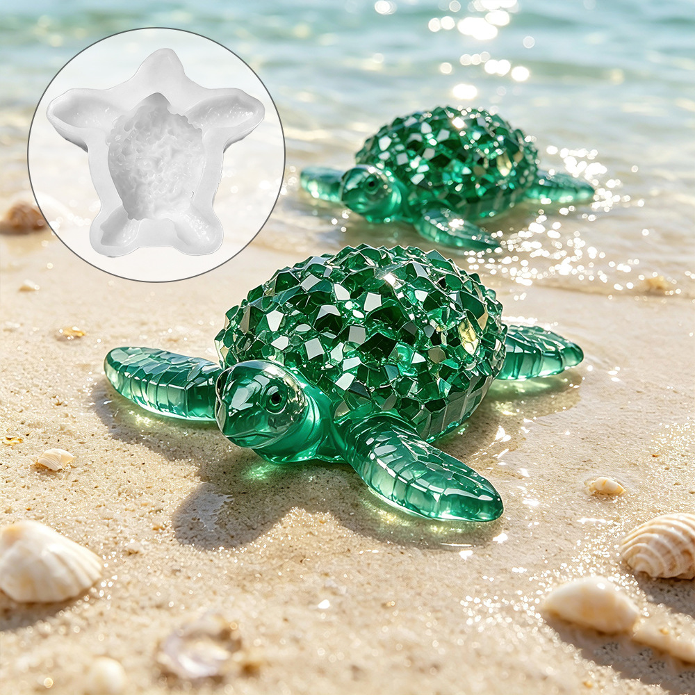Diamantgeslepen helende zeesch - Silicone Mold Ocean recensie en prijs