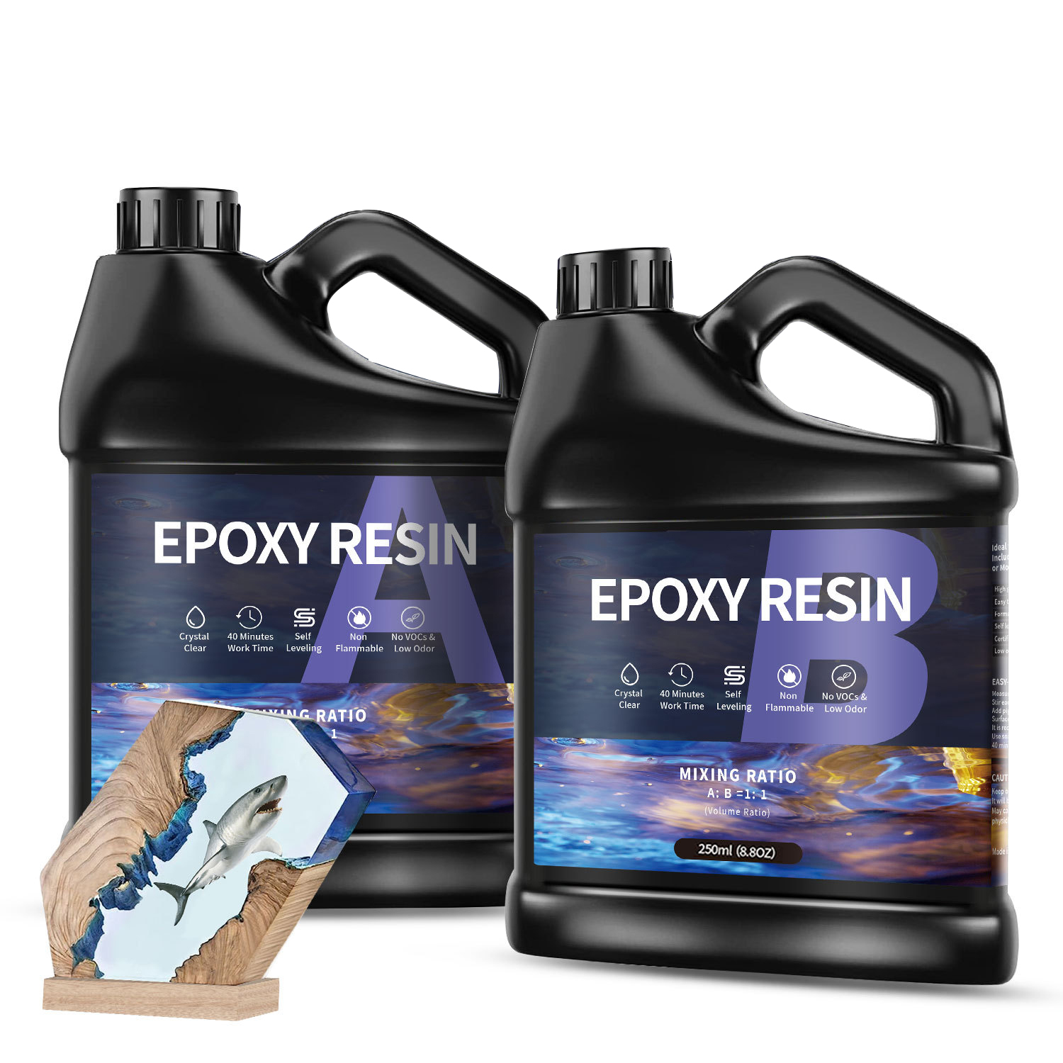 500g/1000g AB Epoxyharslijm Ho - Resin Art Jewellery recensie en prijs