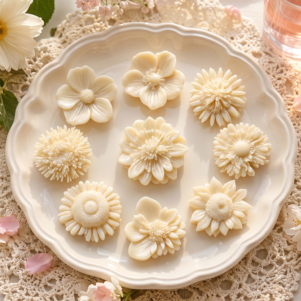 Bloemen siliconen malset voor  - Resin Art Jewellery recensie en prijs