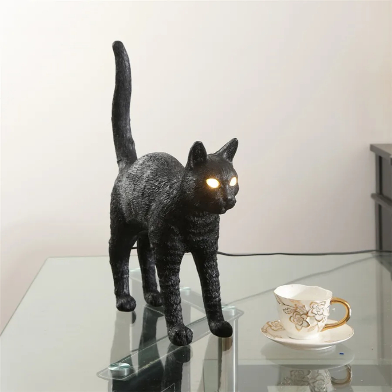 Nordic Cat Tafellamp Hars Dier - Resin Art Floor Design recensie en prijs