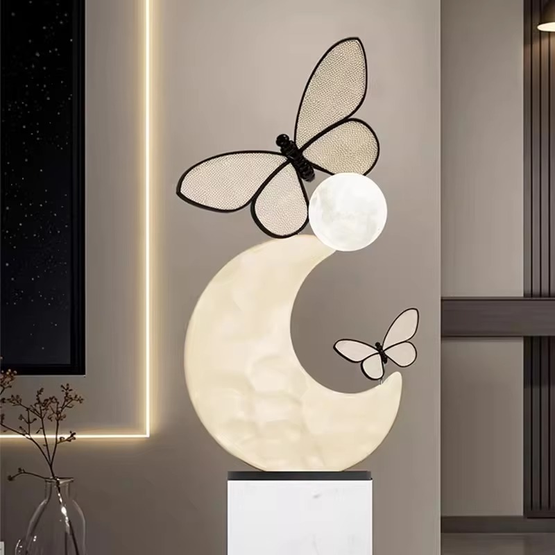 Moderne luxe hars vlindersculp - Resin Art Floor Design recensie en prijs