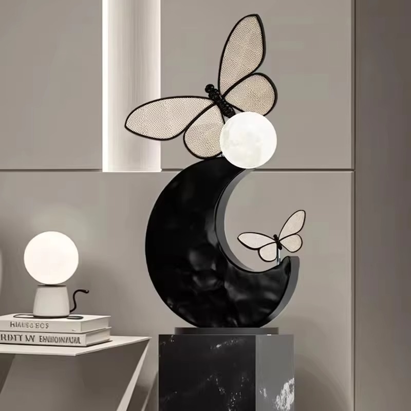 Moderne luxe hars vlindersculp - Resin Art Floor Design recensie en prijs