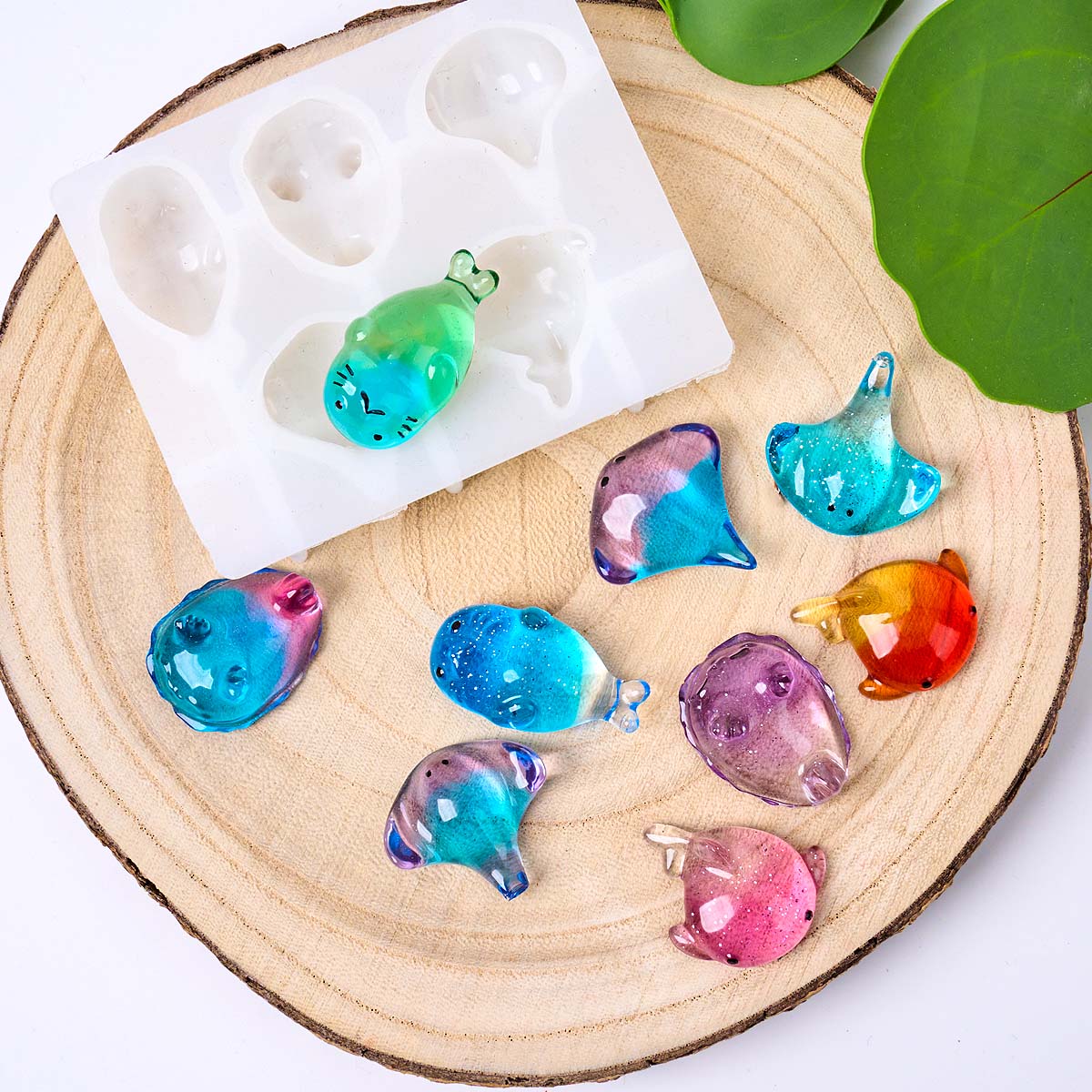 3D Healing Kawaii Manta Ray Wa - Silicone Mold Ocean recensie en prijs