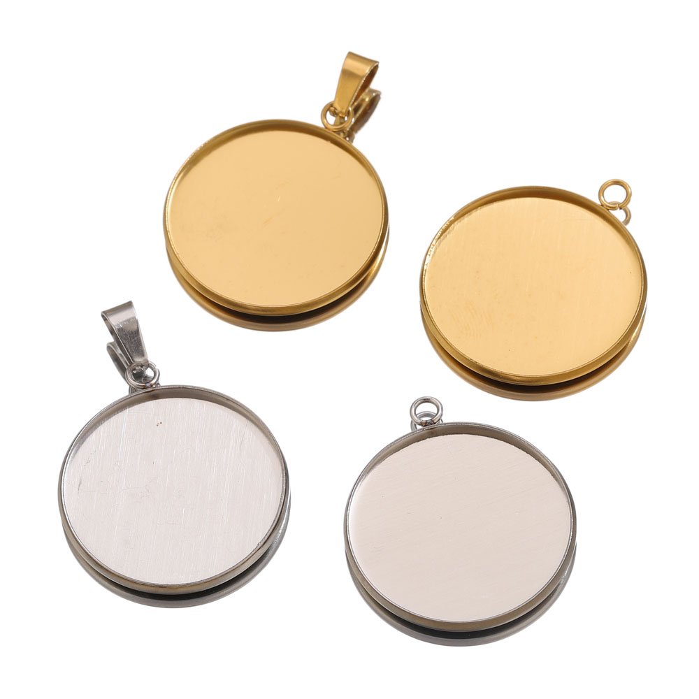 10st roestvrij staal gouden ha - Resin Art Pendant recensie en prijs