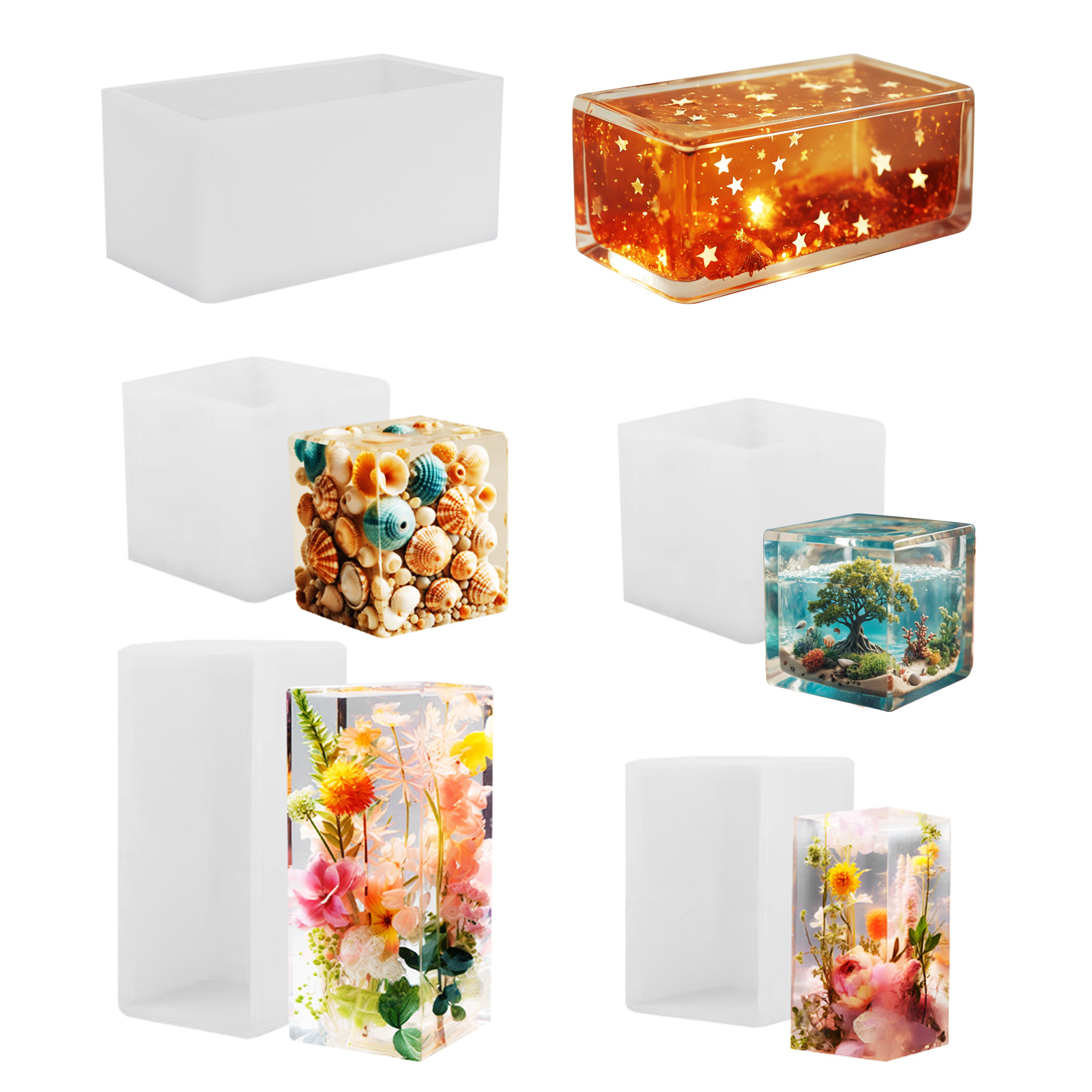 Epoxy gietvorm siliconen mal D - Resin Art Guide recensie en prijs