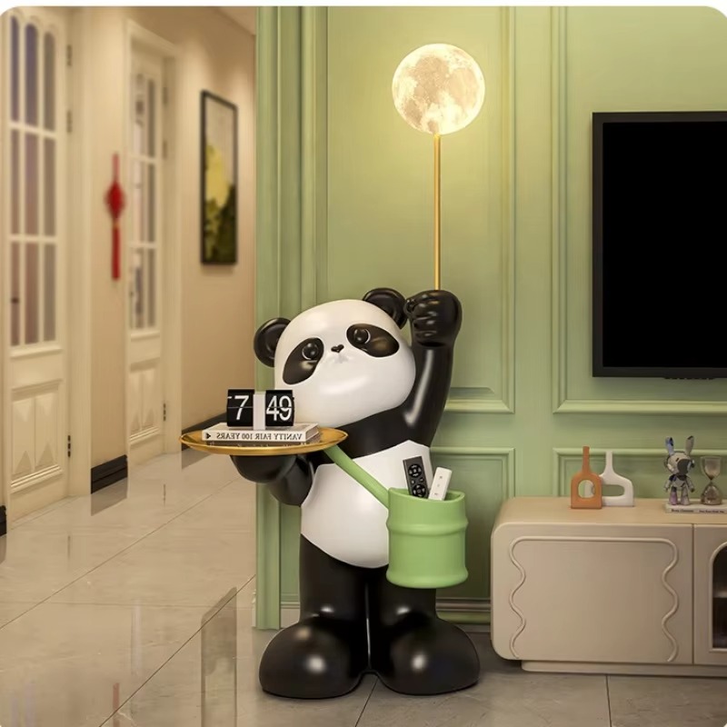 Creatieve grote hars Panda scu - Resin Art Floor Design recensie en prijs