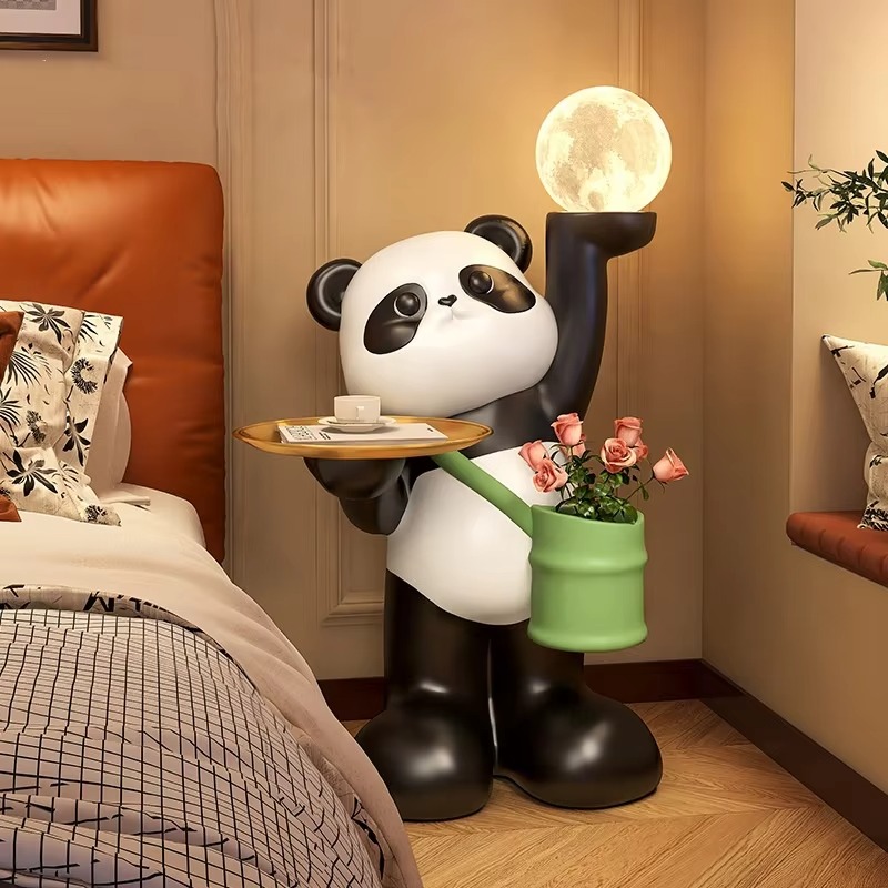 Creatieve grote hars Panda scu - Resin Art Floor Design recensie en prijs