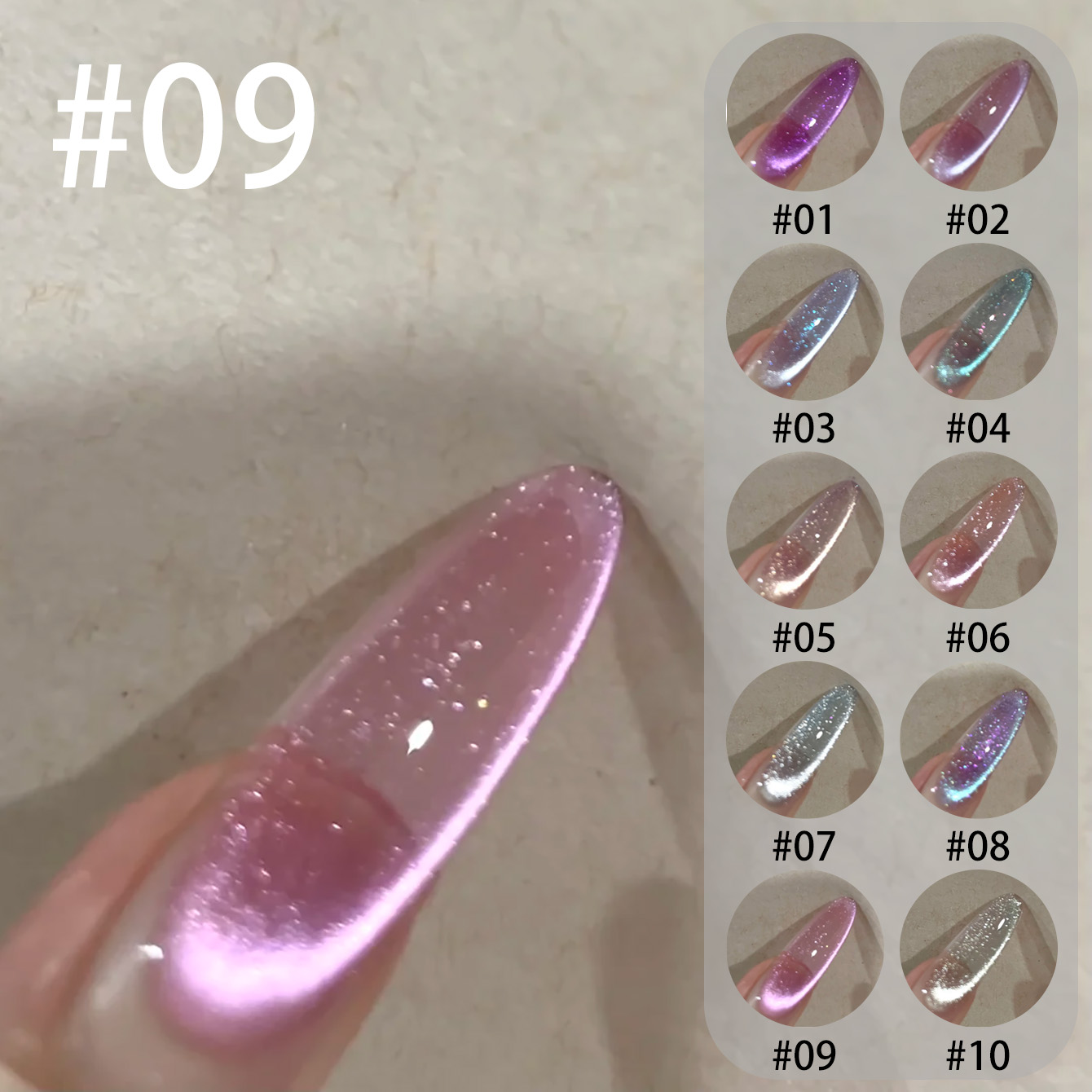 MIANEL Qunbai Rumen Cat Eye Ge - Resin Art Purple recensie en prijs