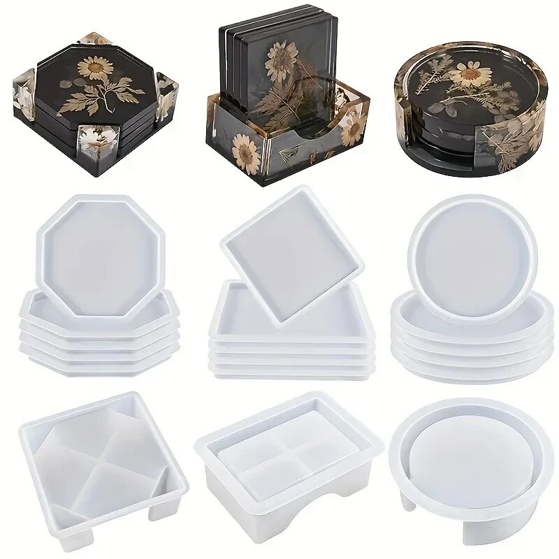 Coaster hars mallen set inclus - Resin Art Jewellery recensie en prijs