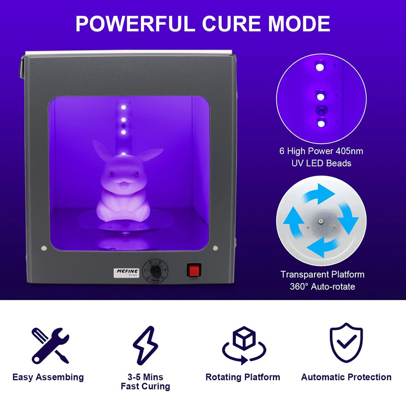 UV-harsuithardingslichtbak voo - Resin Art Machine recensie en prijs