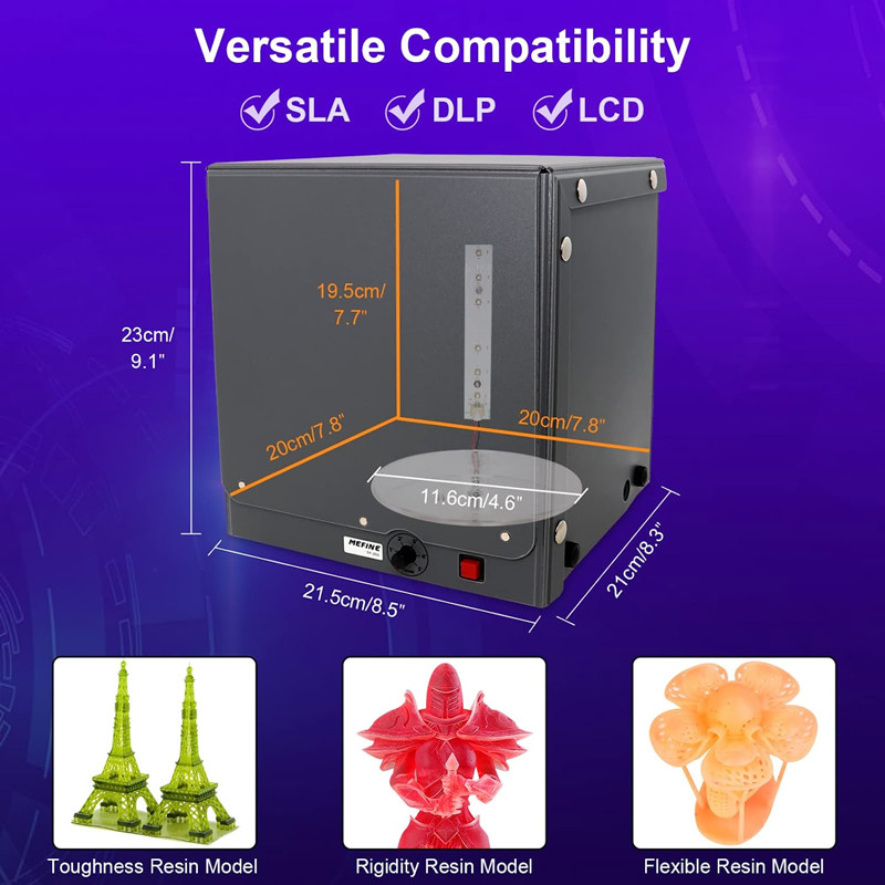 UV-harsuithardingslichtbak voo - Resin Art Machine recensie en prijs