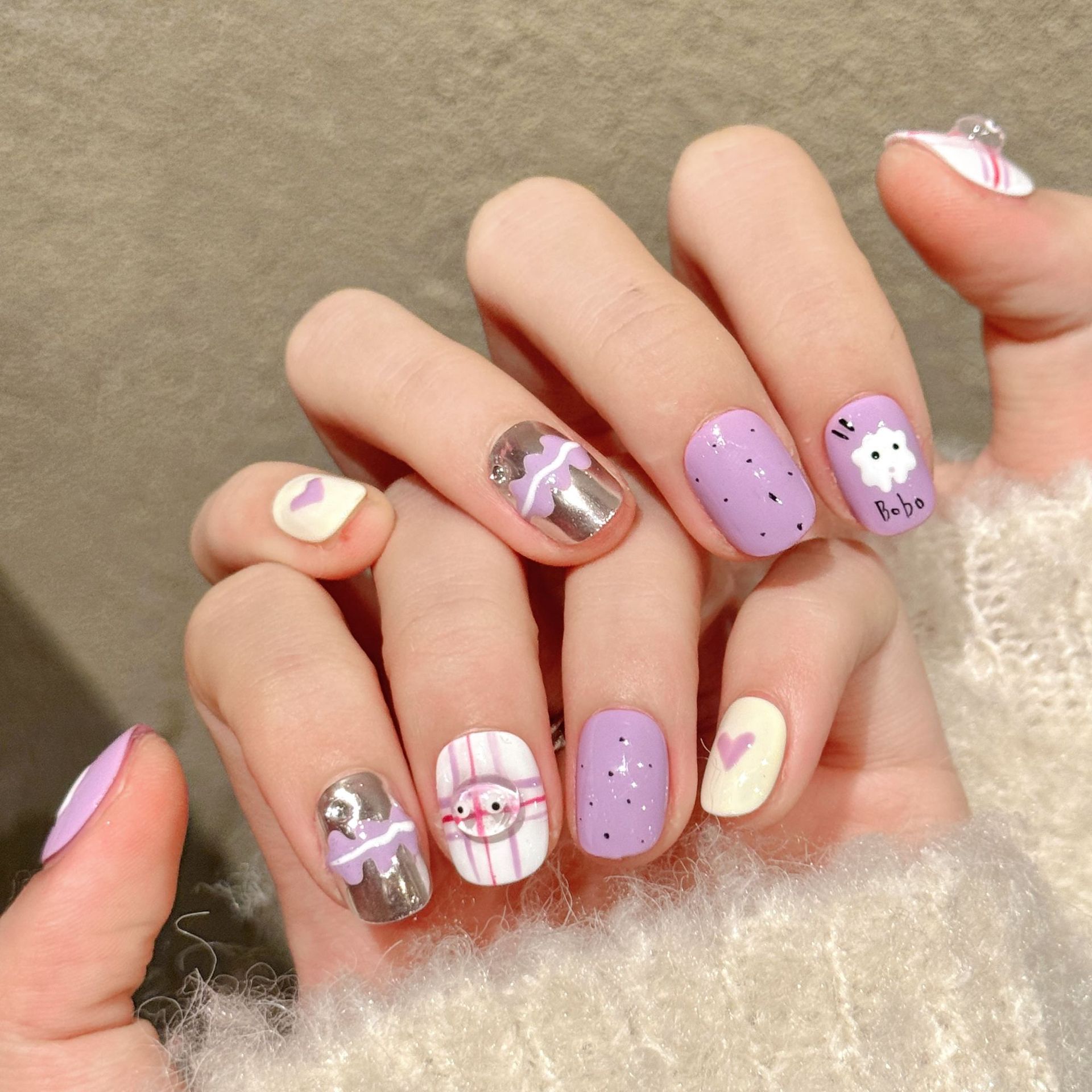 10 stuks handgemaakte geperste - Resin Art Purple recensie en prijs