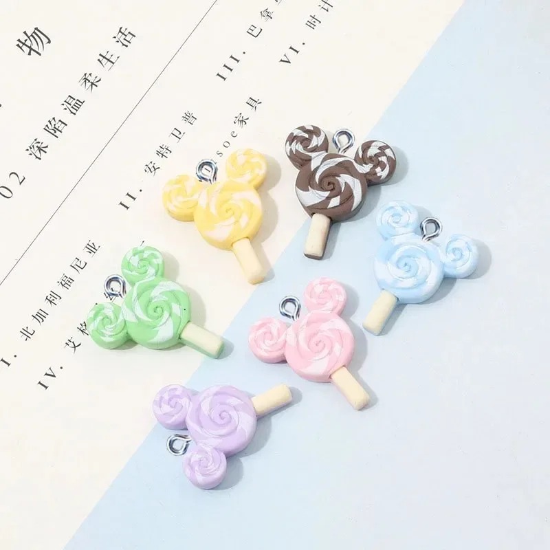 10 stuks Kawaii muis lolly har - Resin Art Pendant recensie en prijs